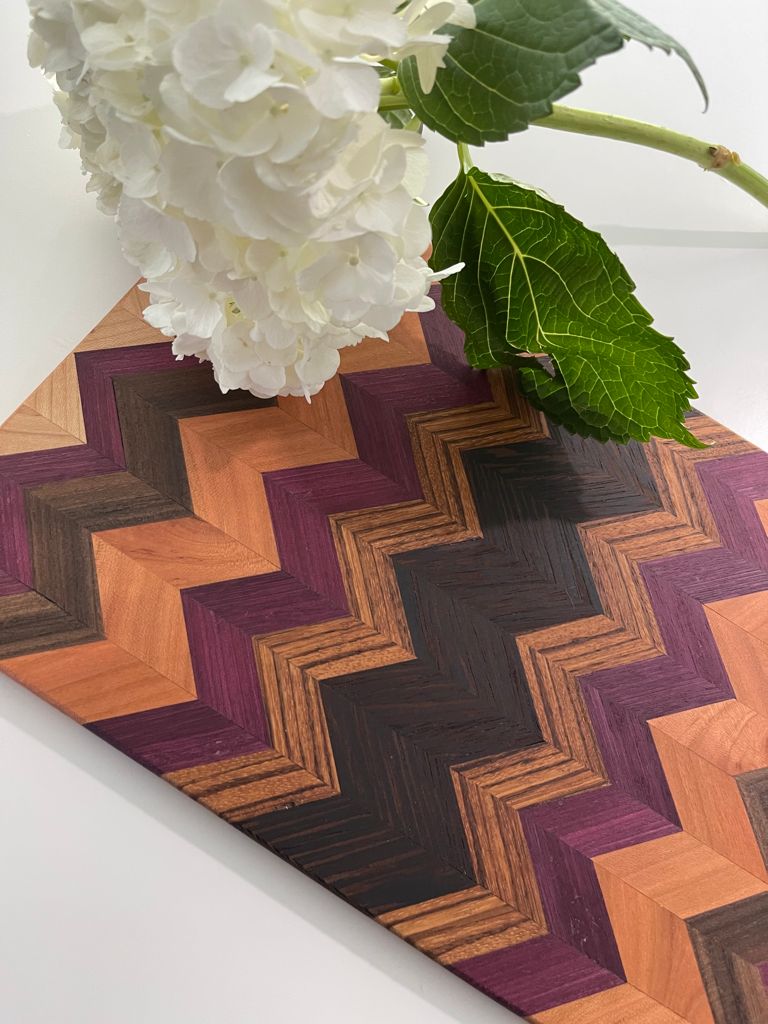 The Chevron Cutting Board