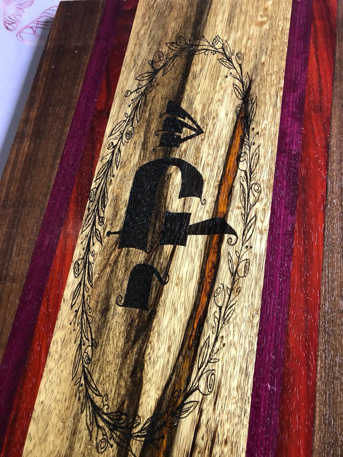 The "Monogram" Cutting Board